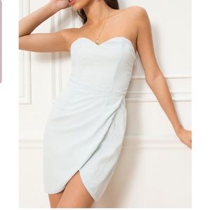 Super down alice sweetheart mini dress